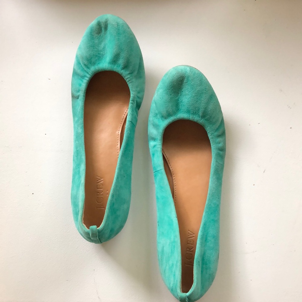 Suede J Crew Flats